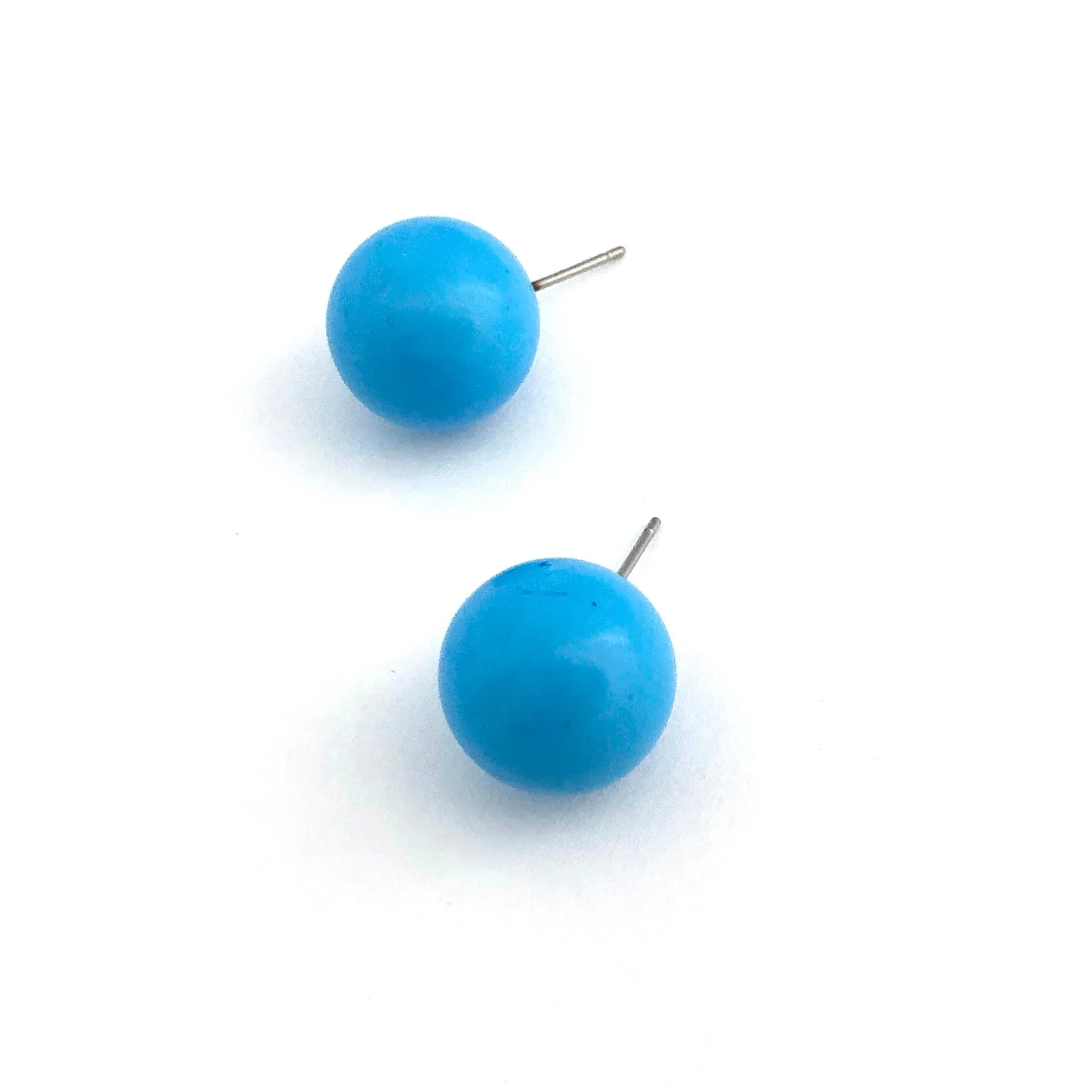 Turquoise Jumbo Ball Stud Earrings