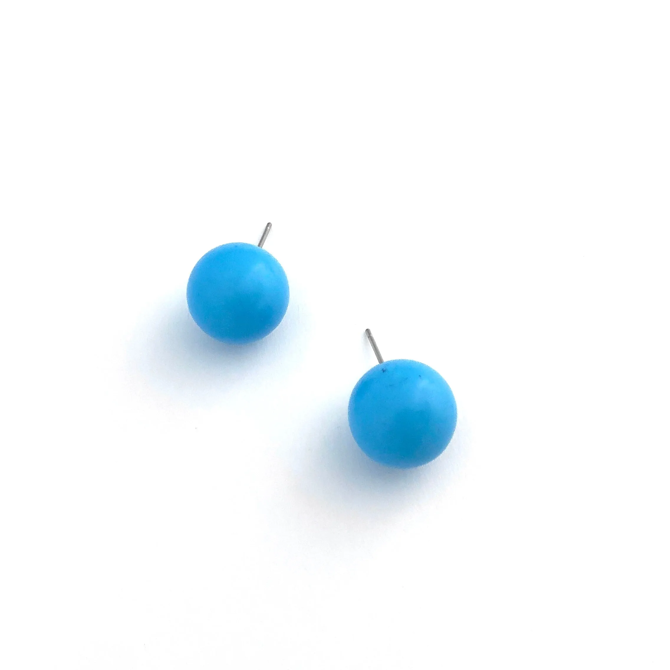 Turquoise Jumbo Ball Stud Earrings