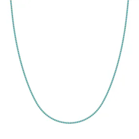 Turquoise Tennis Necklace