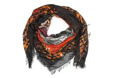 Twin King Calvaria Red Modal Scarf