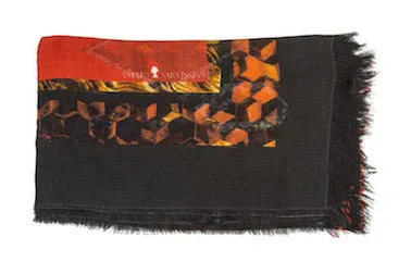 Twin King Calvaria Red Modal Scarf