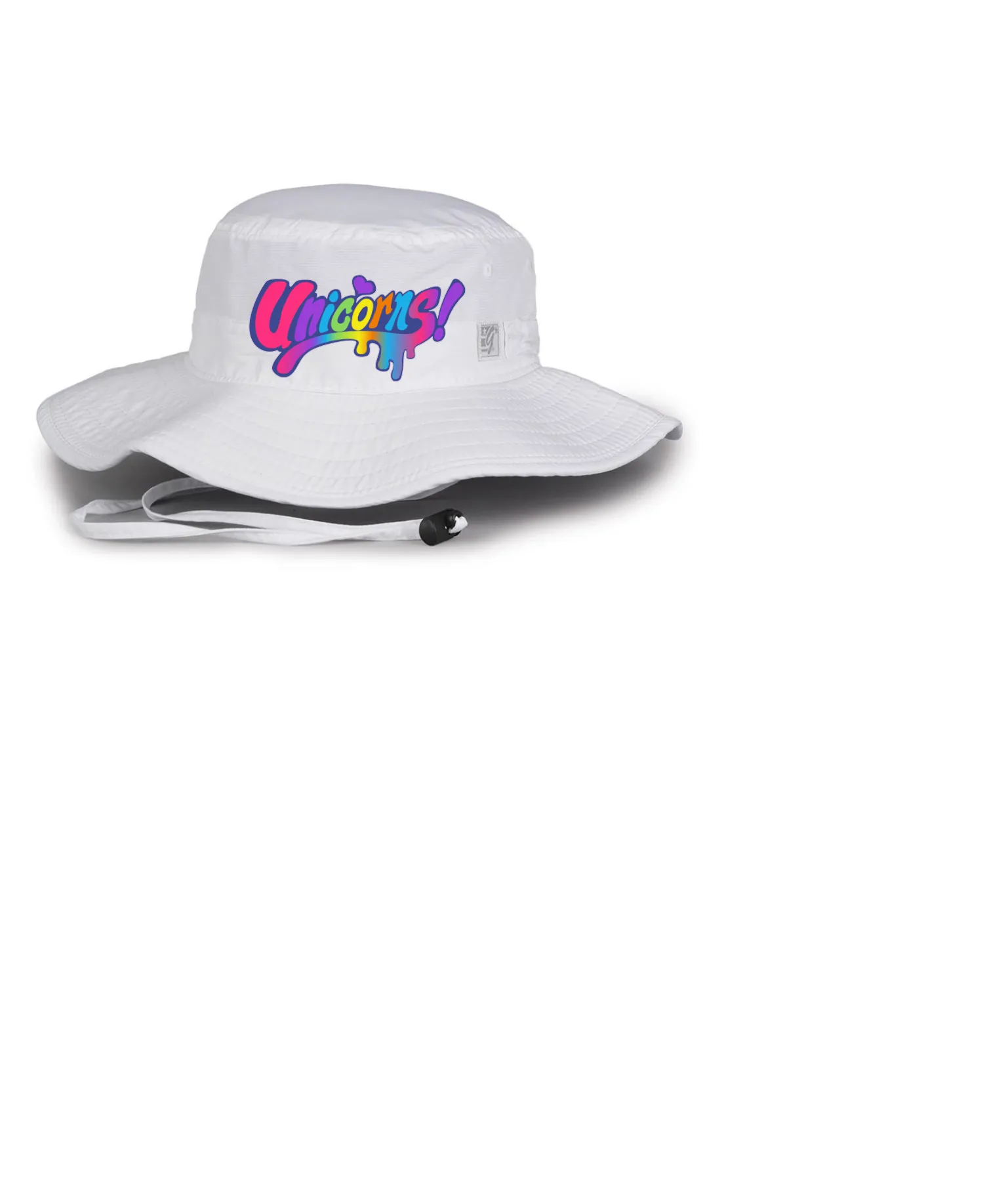 UNICORNS EMBROIDERED BUCKET HAT