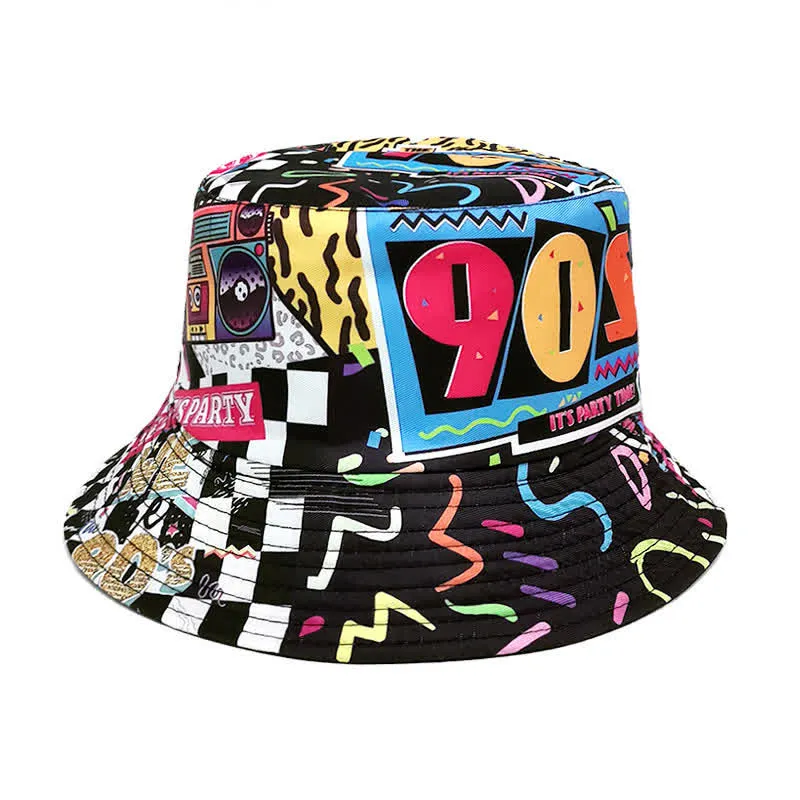 Unisex Nostalgic Back To The 90s Bucket Hat