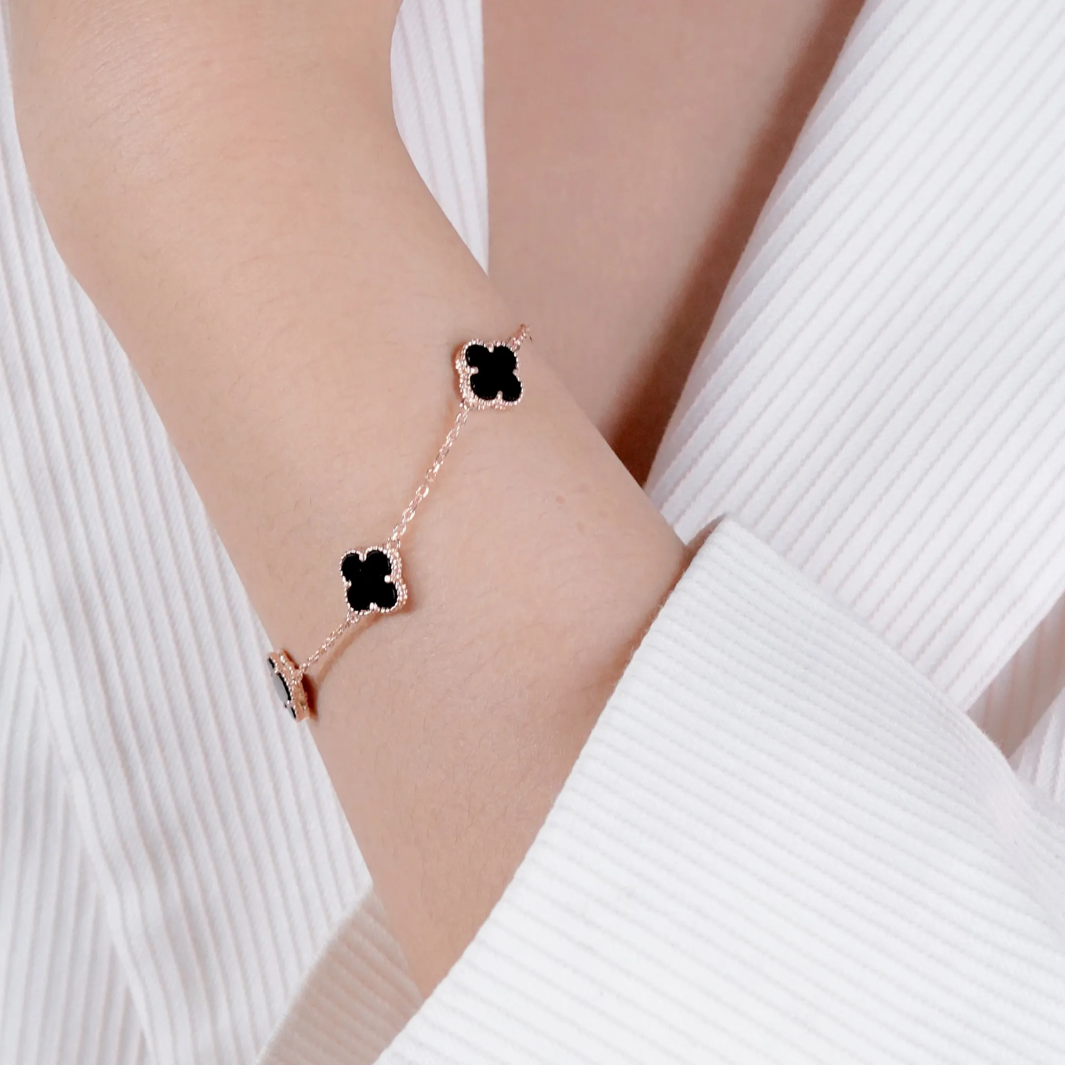 Venara Black Clover Bracelet