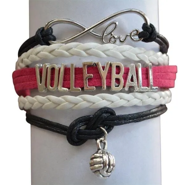 Volleyball Love Bracelet - Pick Your Team Colors