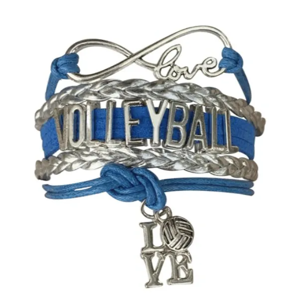 Volleyball Love Bracelet - Pick Your Team Colors