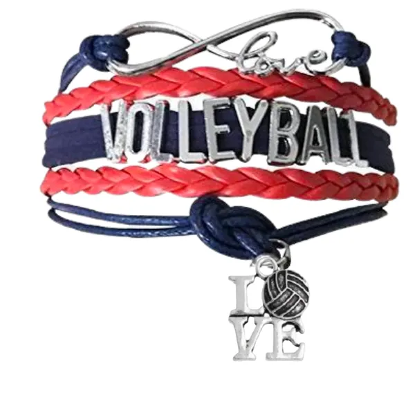 Volleyball Love Bracelet - Pick Your Team Colors