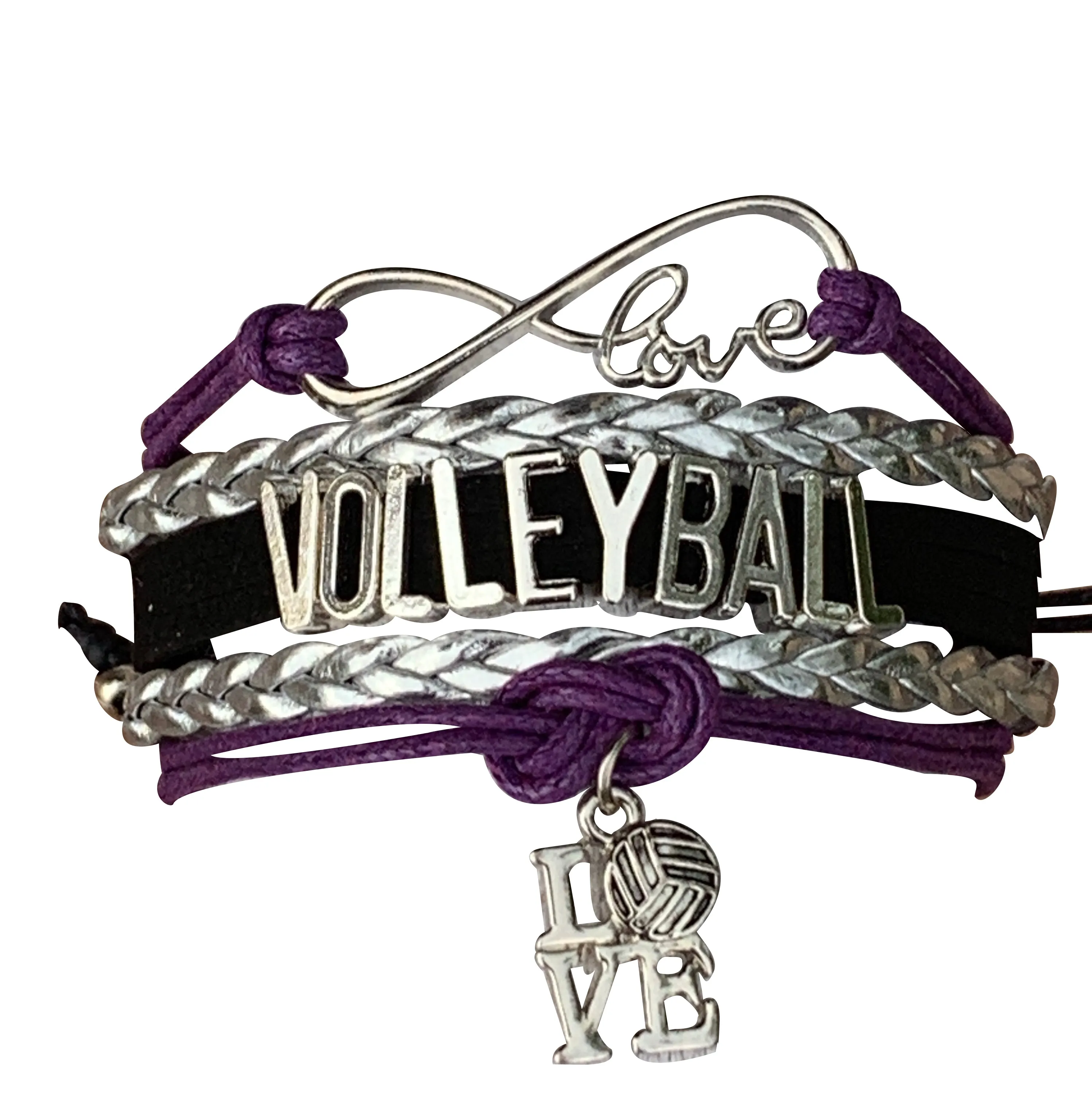 Volleyball Love Bracelet - Pick Your Team Colors