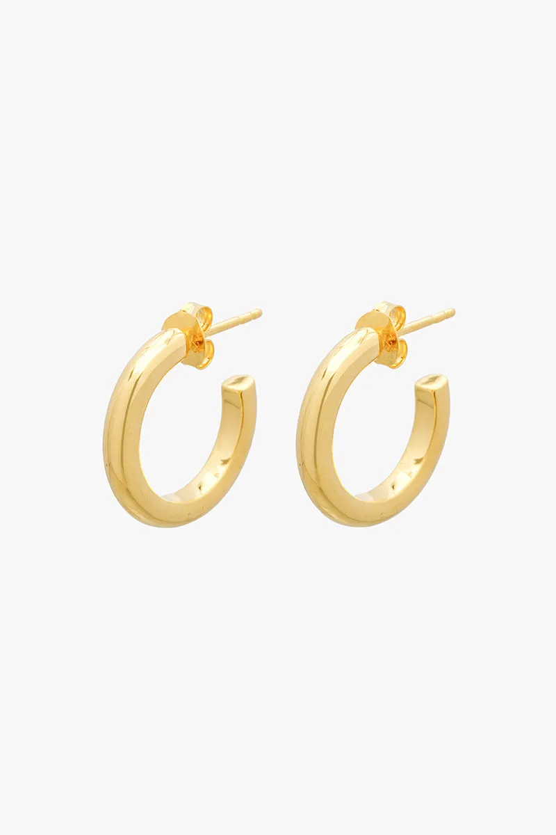 Wanderlust Classic Hoop Gold Plated (18mm)