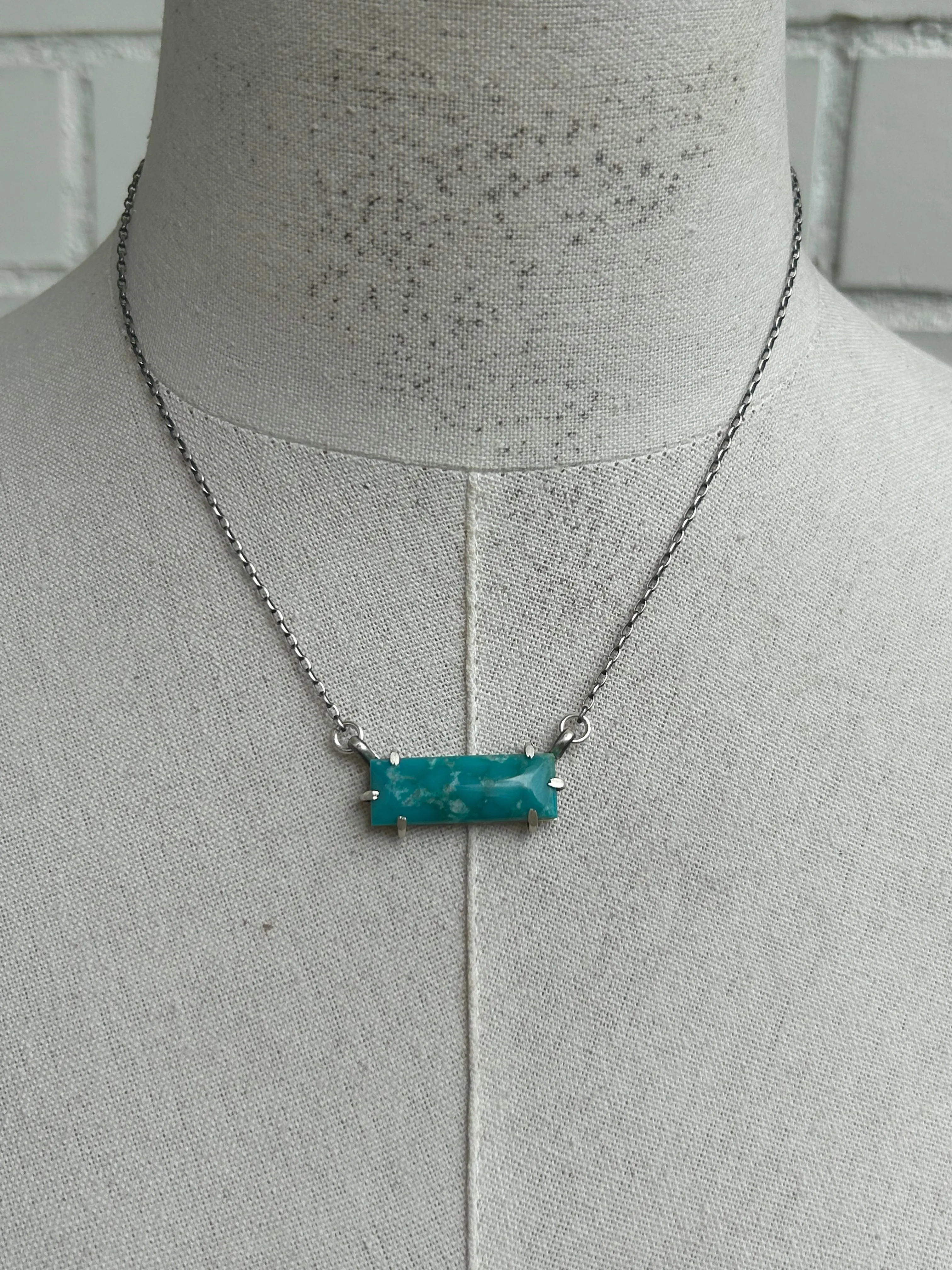 Waterproof Kingman Bar Necklace #26