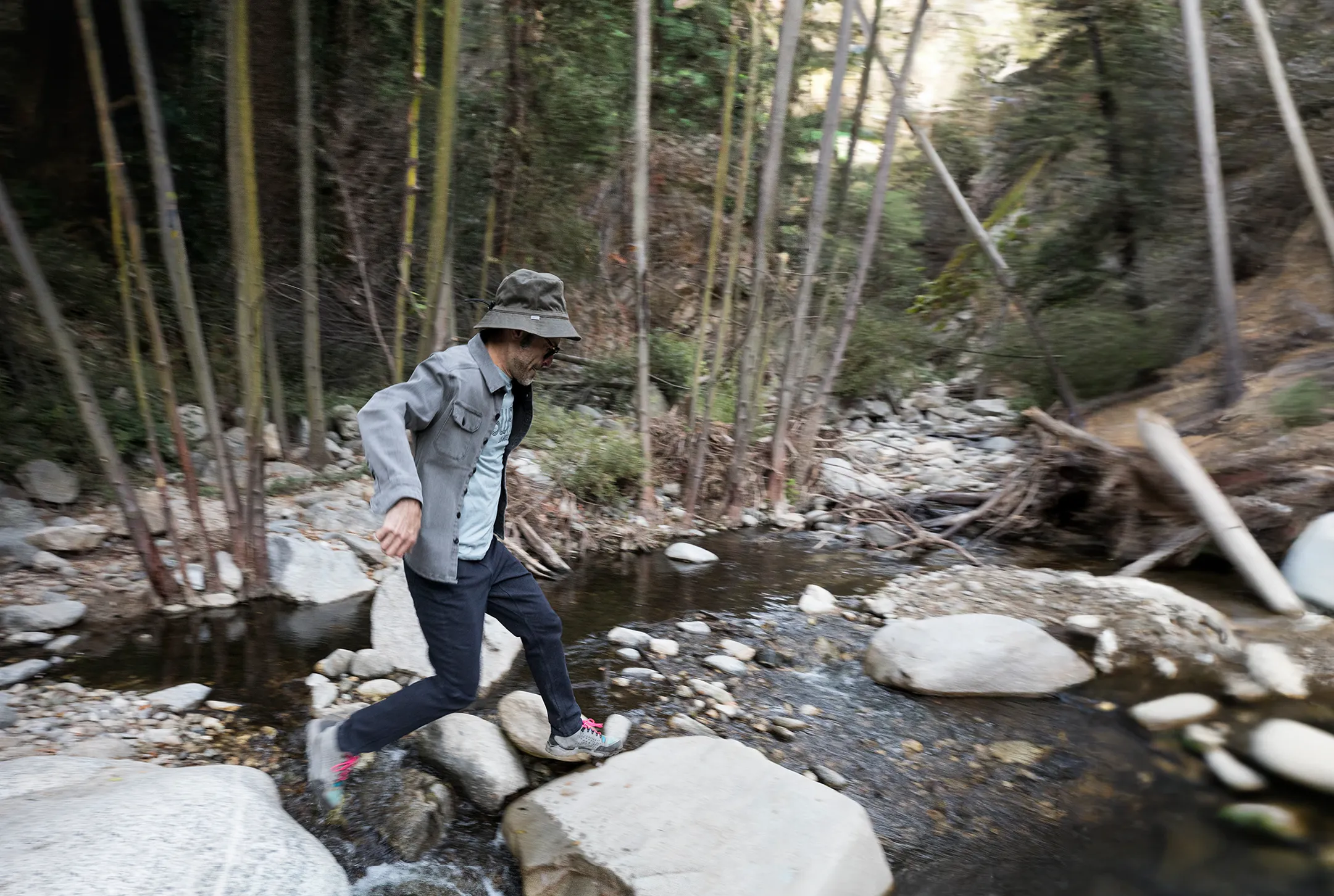 waxed cotton BUCKET HAT