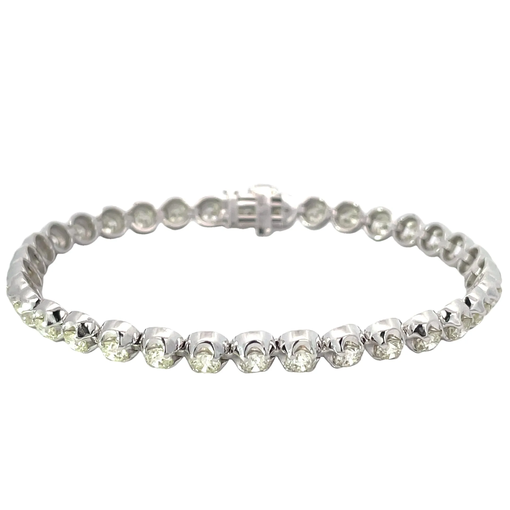 White Gold Diamond 6CT Tennis Bracelet