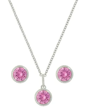 Womens Tough Enough To Wear Pink jewelry Set