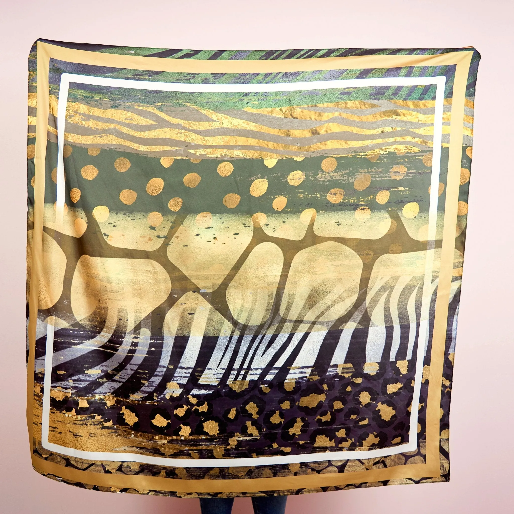 Zanzibar Silk Blend Oversized Scarf